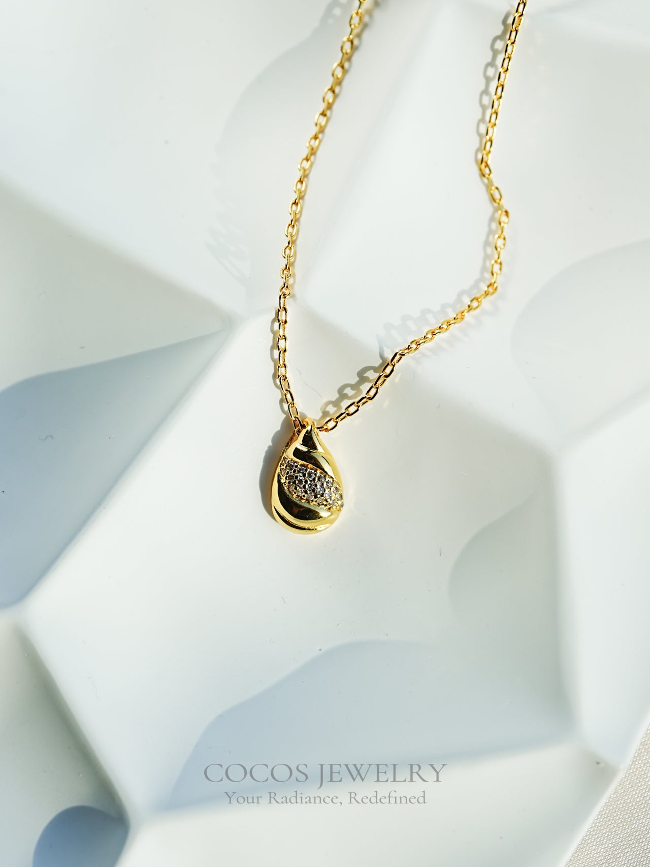 Conch Diamond Necklace