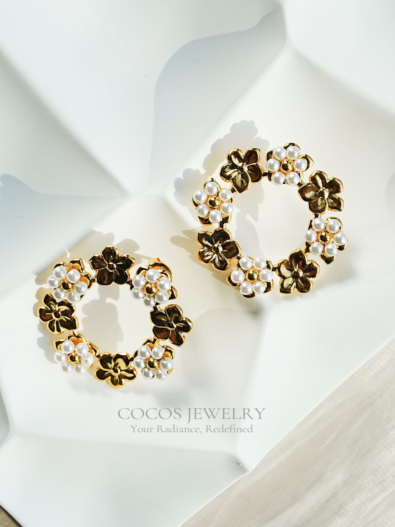 Flower Ring Earrings