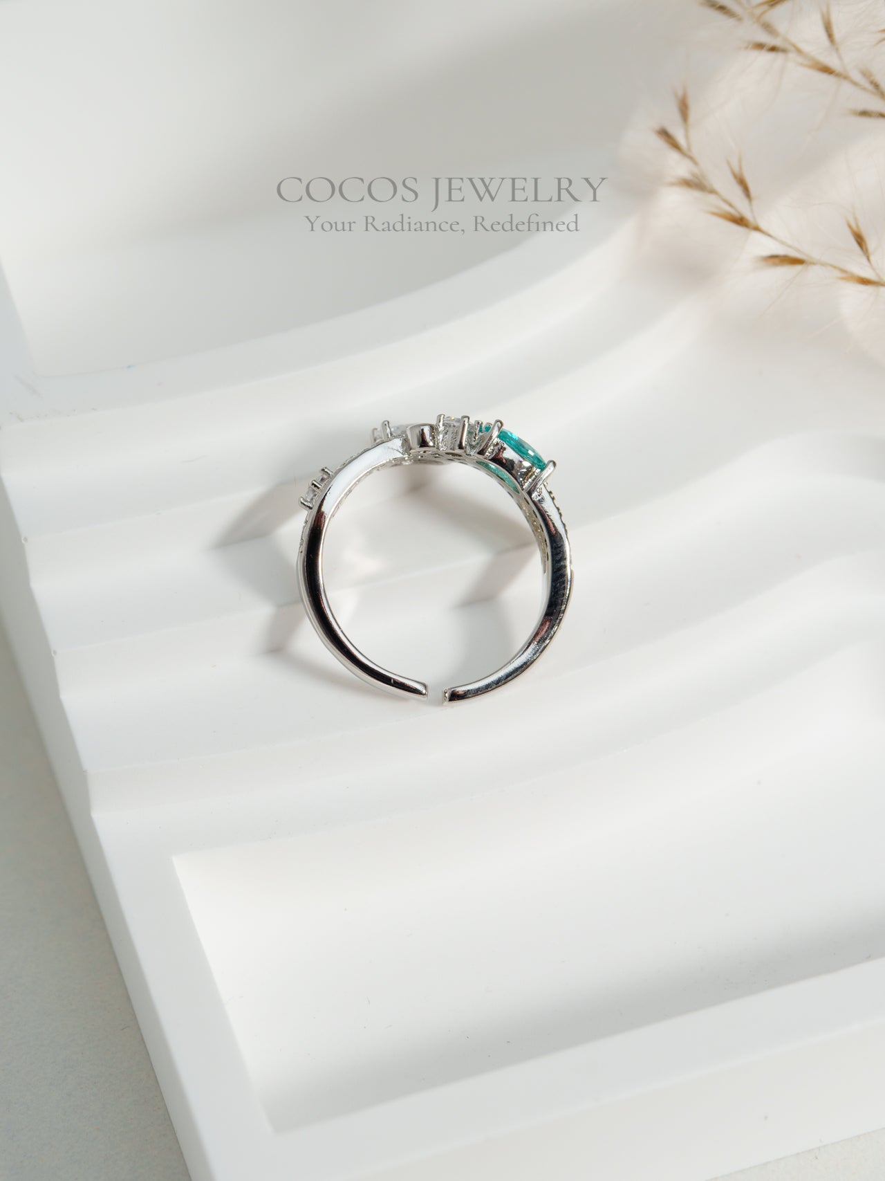 Two Color Diamond Ring