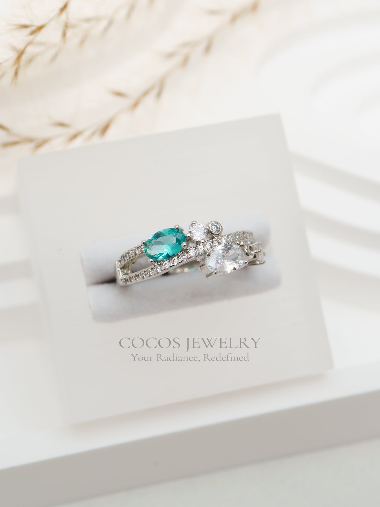 Two Color Diamond Ring