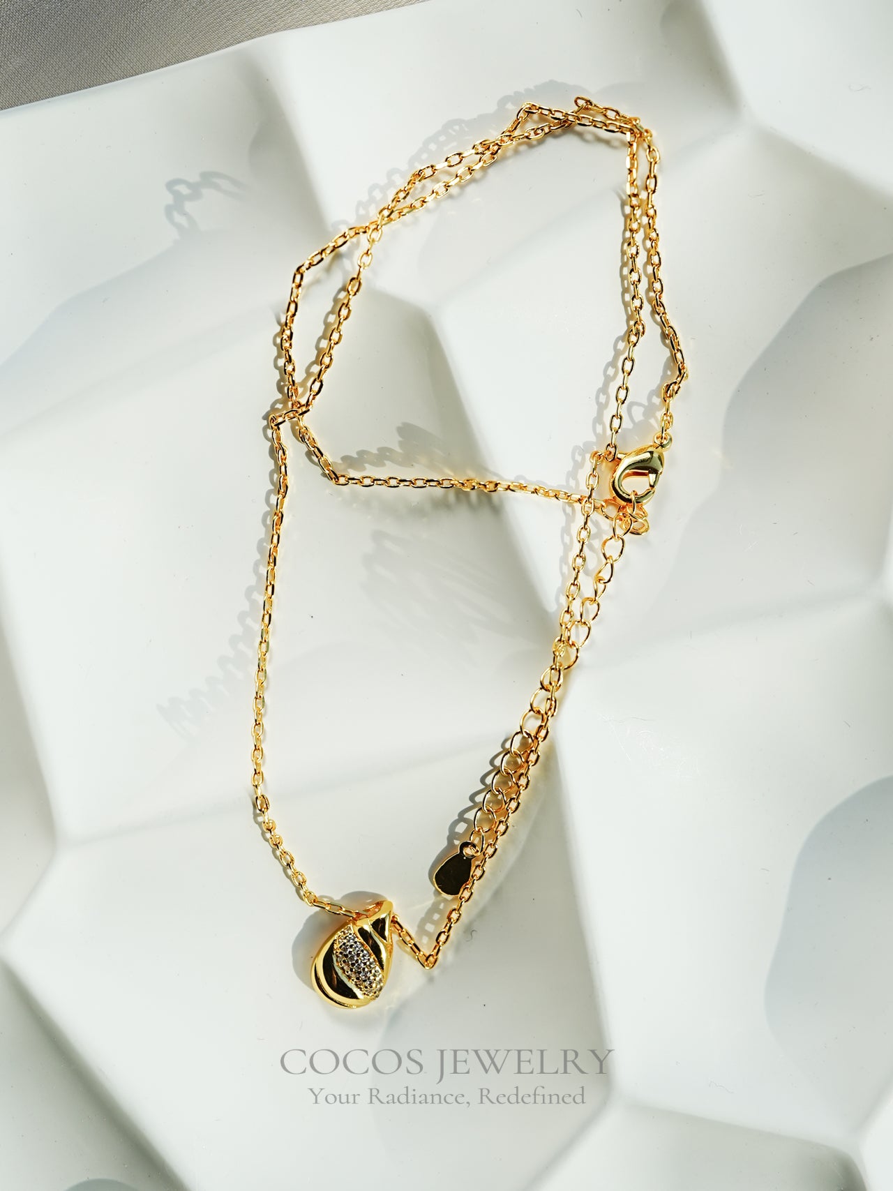 Conch Diamond Necklace