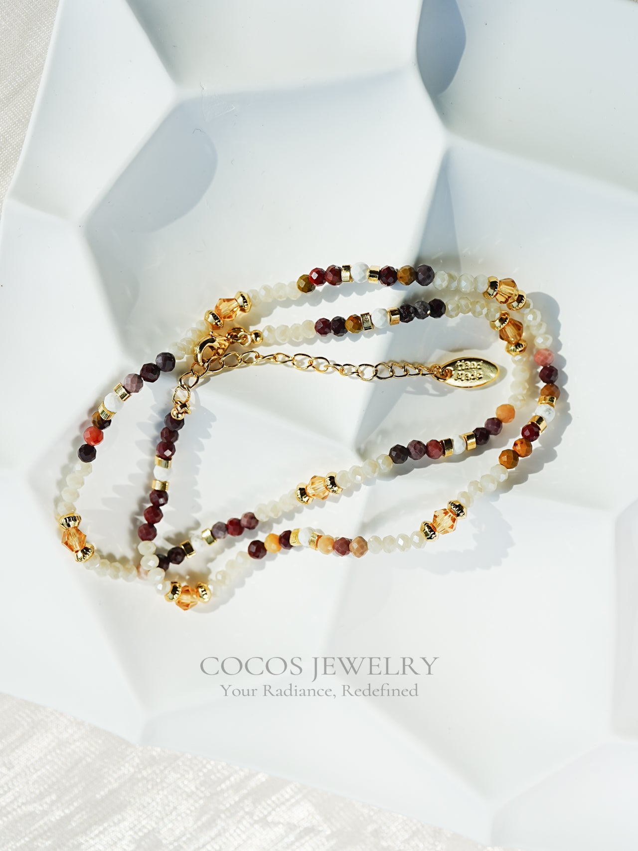 Red Agate Natural Stone Necklace