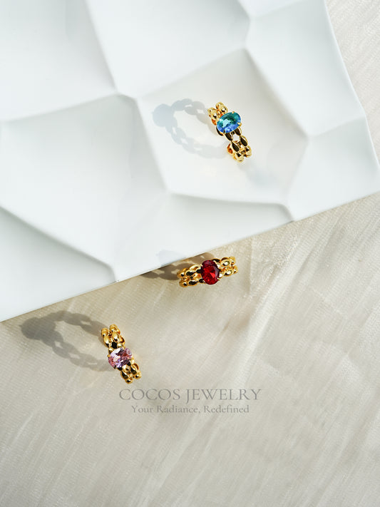 Colored Gemstone Ring