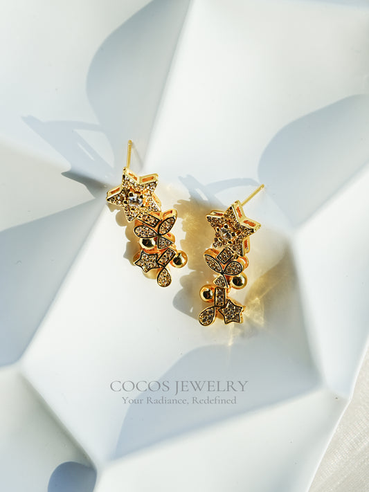 Star Leaf Earrings