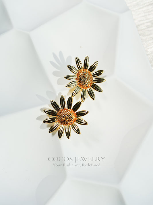 Sunflower Earrings