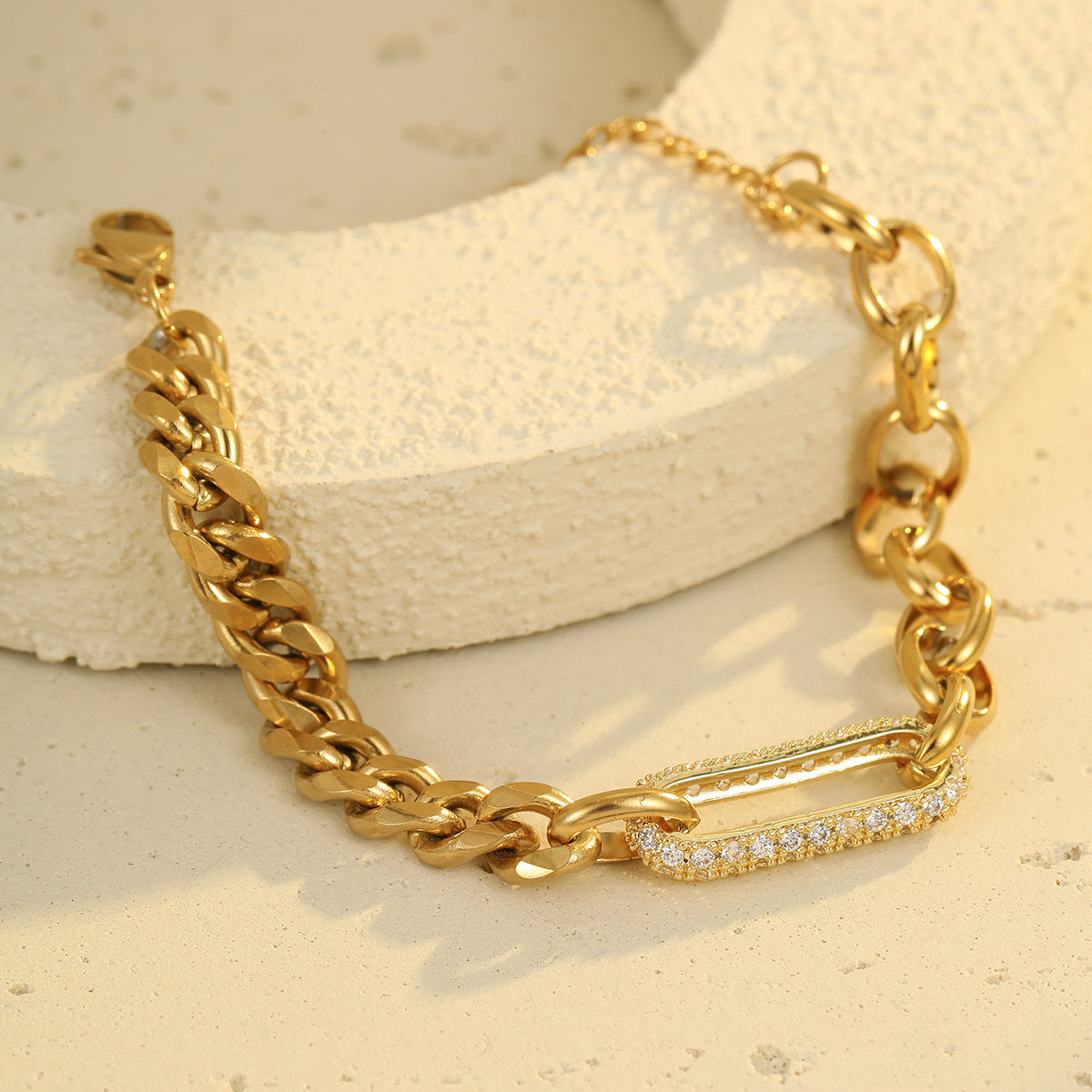 Gold Geometric Bracelet