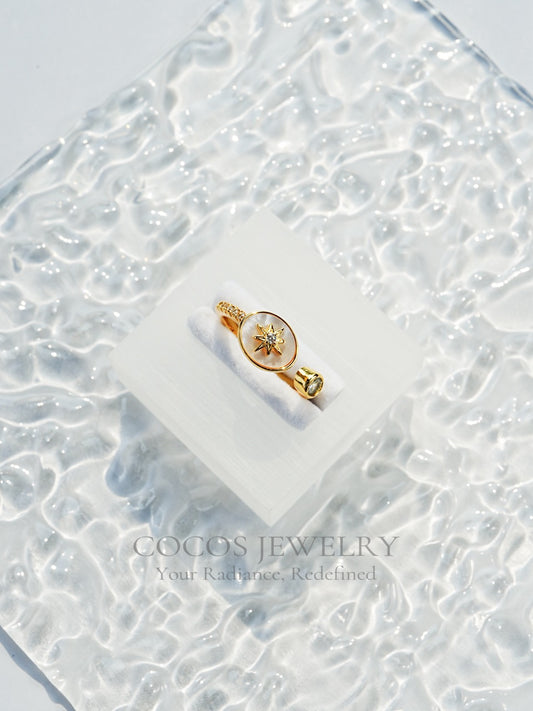 Seashell Star Ring