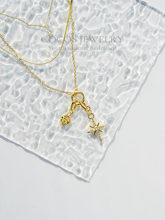 Triple Layered Star Necklace