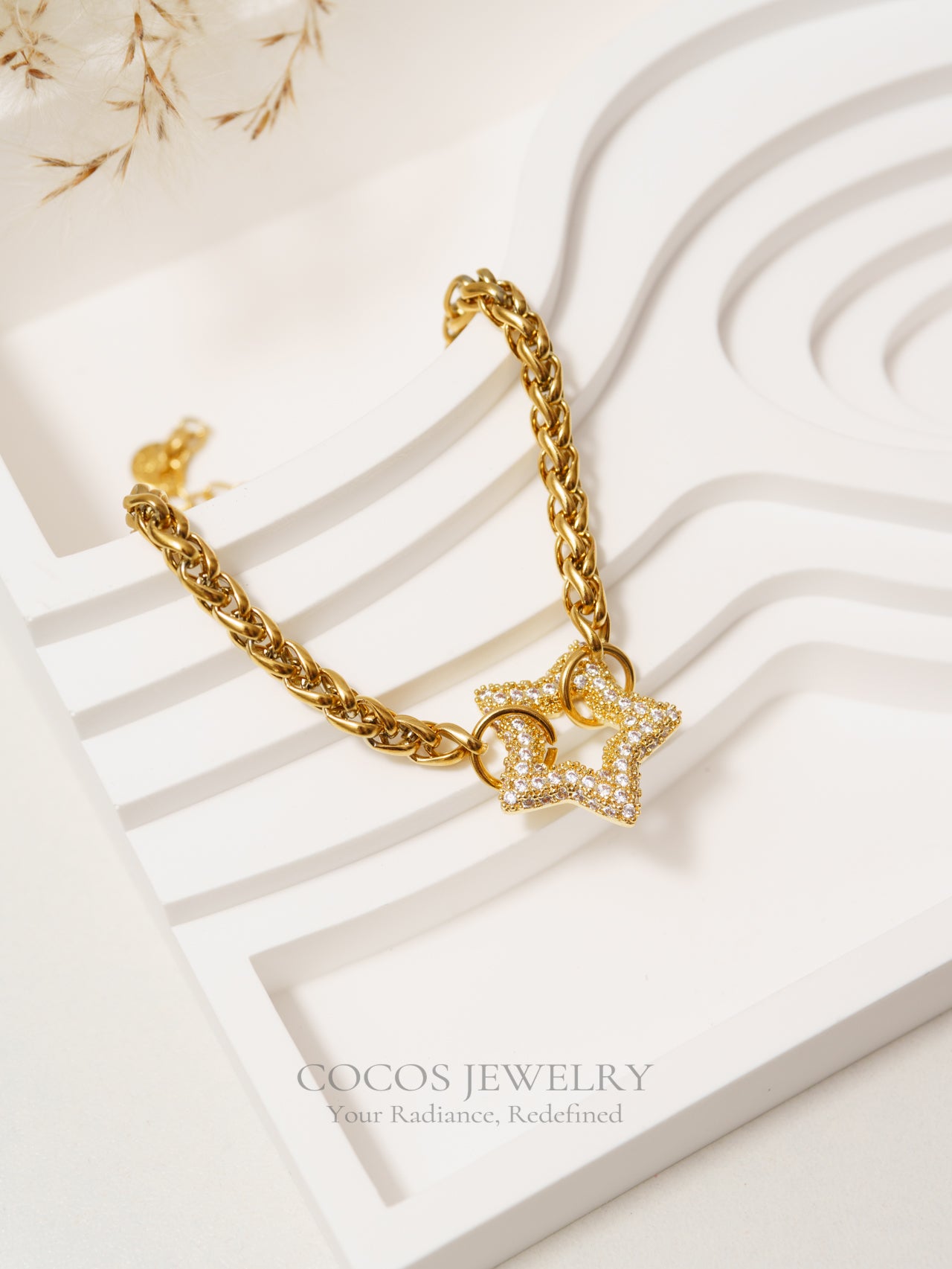 Gold Geometric Bracelet
