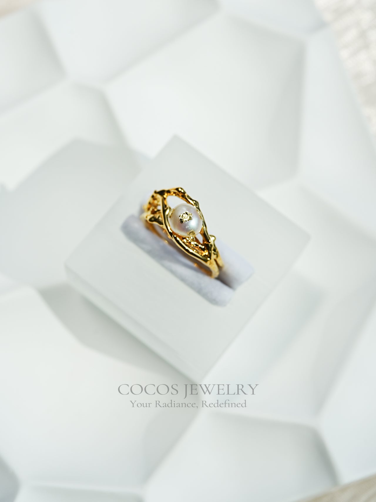 Irregular Pearl Ring